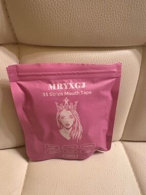 MRYXGJ 35 Strips Mouth Tape - Pink